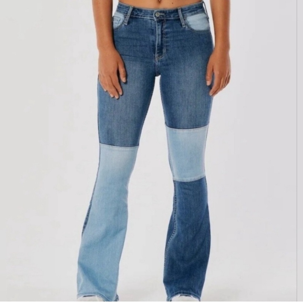 Hollister Juniors Size 21/35 High Rise Vintage Flare Jeans